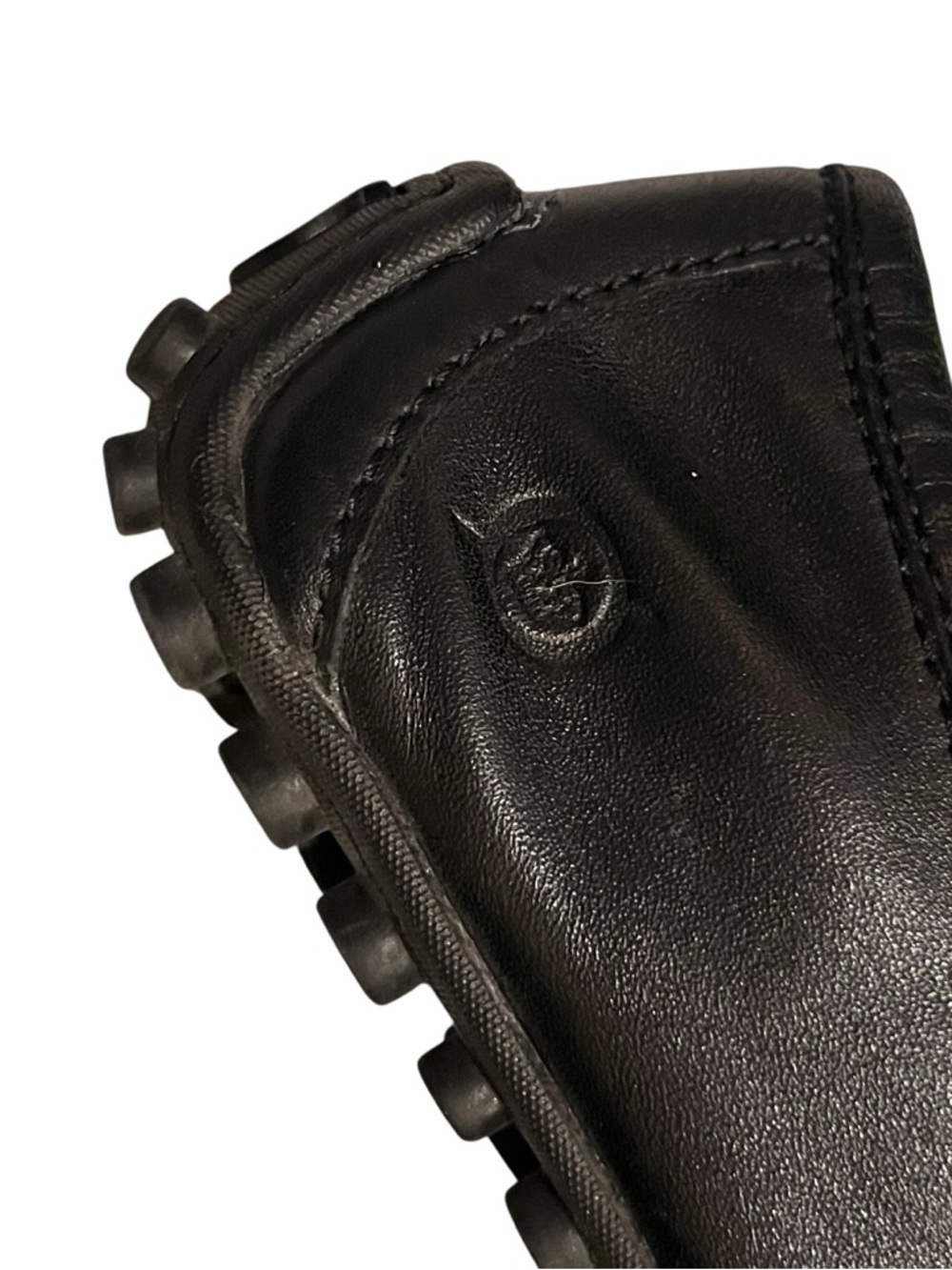 Born Malena Black Leather Driving Shoes Penny Loafers — Size 7.5 - Picture 10 of 12